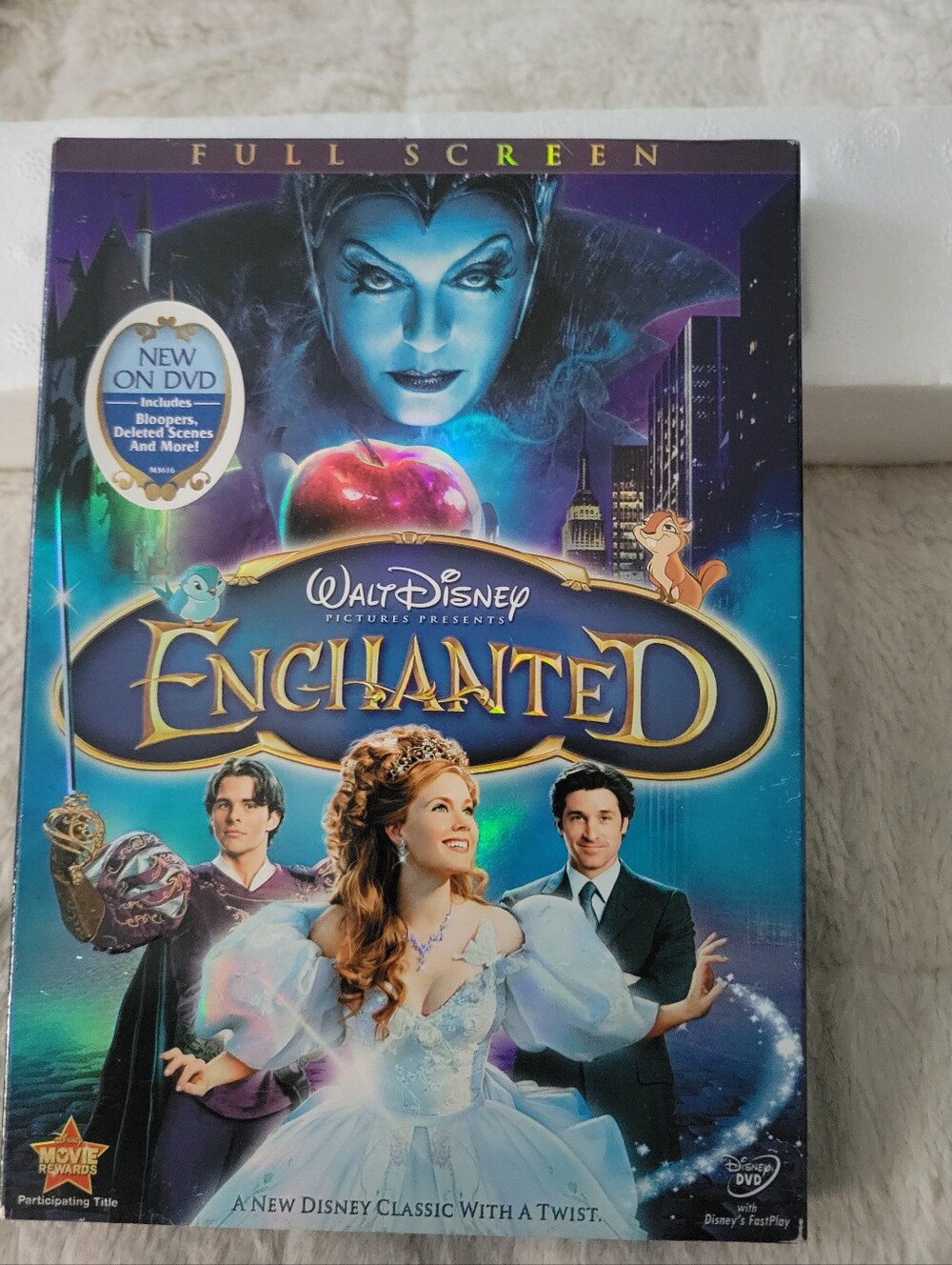 Walt Disney Enchanted DVD -  Disney Classic Full Screen With A Twist Delightful
